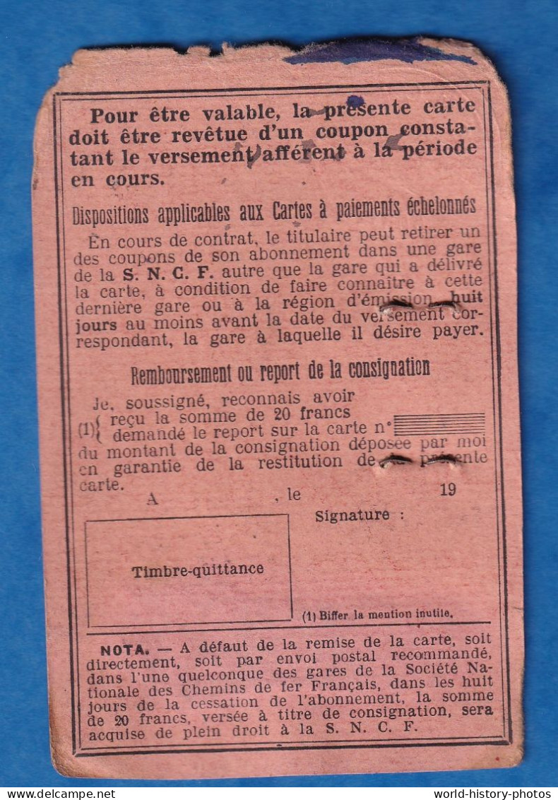 Carte Chemin De Fer Français - 1944 / 1945 - élève / 3e Classe - Gare De PARIS Saint Lazare à CORMEILLES En PARISIS - Altri & Non Classificati