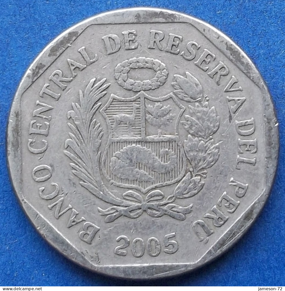 PERU - 50 Centimos 2005 KM# 307.4 Monetary Reform (1991) - Edelweiss Coins - Pérou