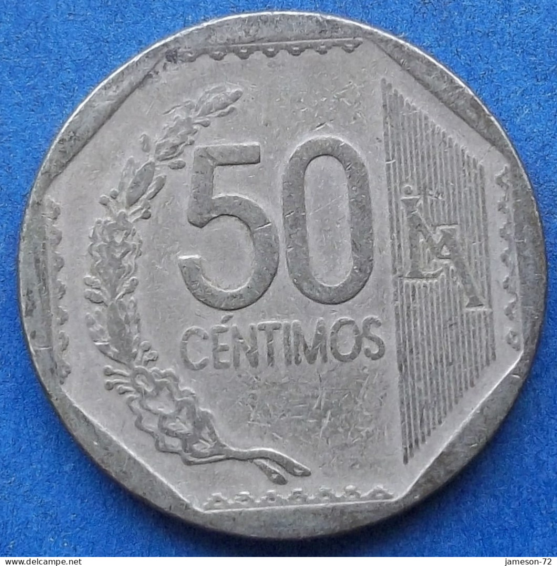 PERU - 50 Centimos 2005 KM# 307.4 Monetary Reform (1991) - Edelweiss Coins - Pérou