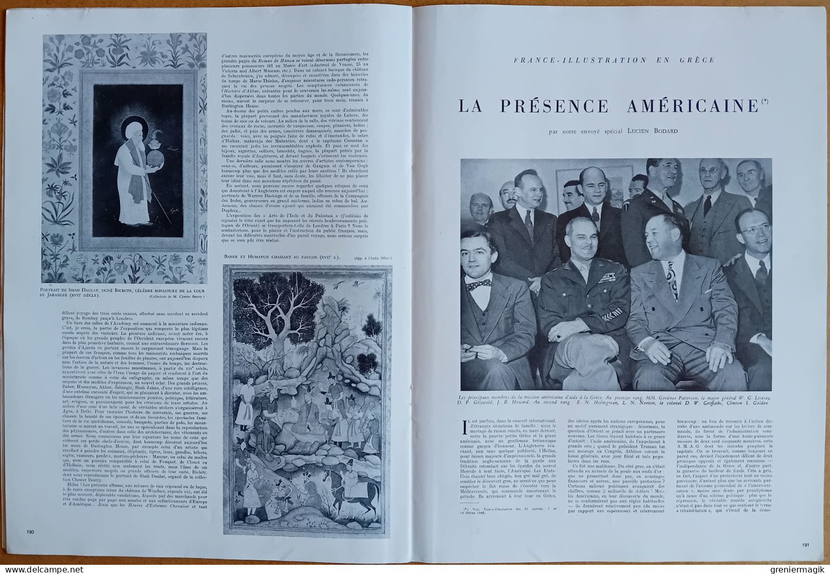 France Illustration N°125 21/02/1948 Nos écoles en A.O.F./Frontière franco-espagnole/En Grèce par Lucien Bodard/Carnaval