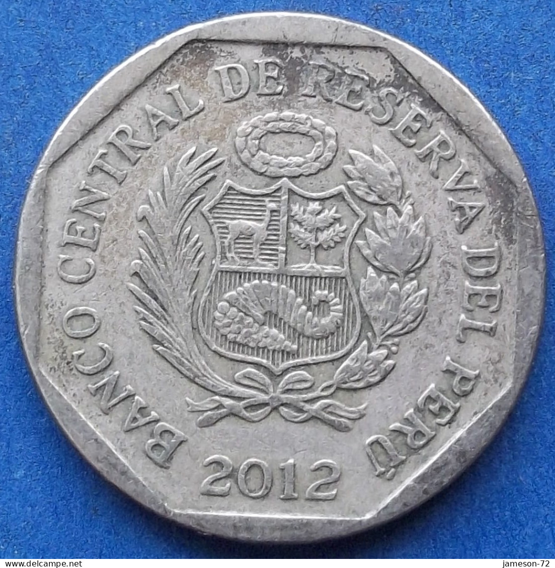 PERU - 50 Centimos 2012 KM# 307.4 Monetary Reform (1991) - Edelweiss Coins - Pérou