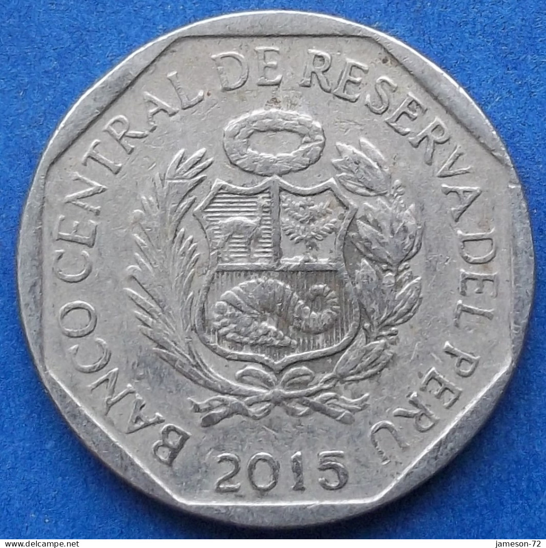 PERU - 50 Centimos 2015 KM# 307.4 Monetary Reform (1991) - Edelweiss Coins - Peru