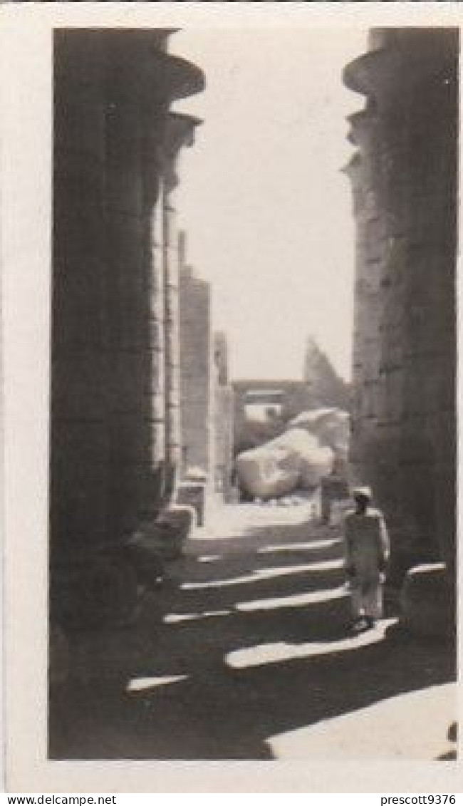33 The Ramuseum, Karnak, Egypt - PEEPS INTO MANY LANDS A 1927 - Cavenders RP Stereoscope Cards 3x6cm - Visionneuses Stéréoscopiques