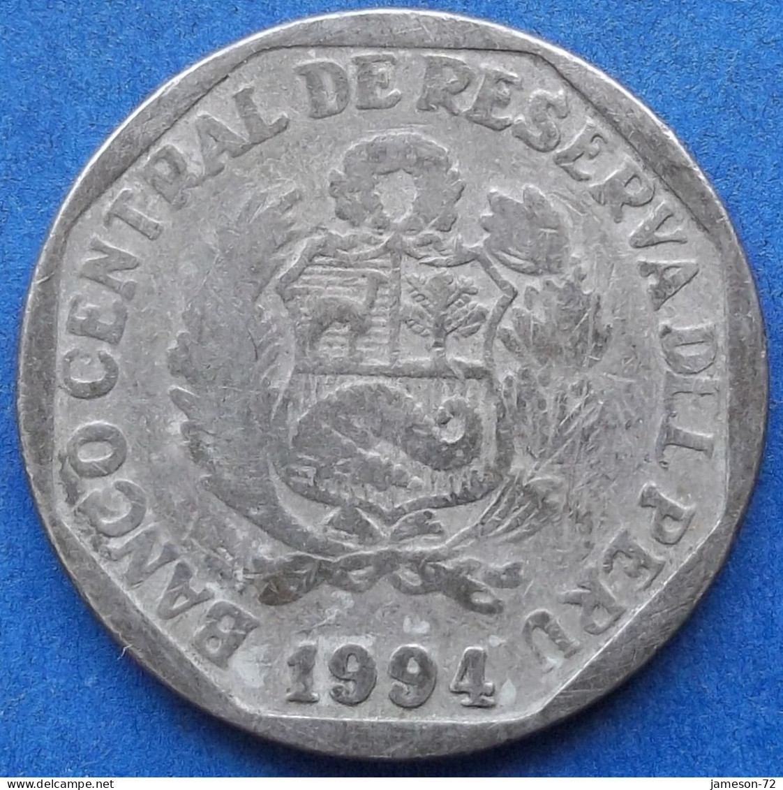 PERU - 1 Nuevo Sol 1994 KM# 308.1 Monetary Reform (1991) - Edelweiss Coins - Peru