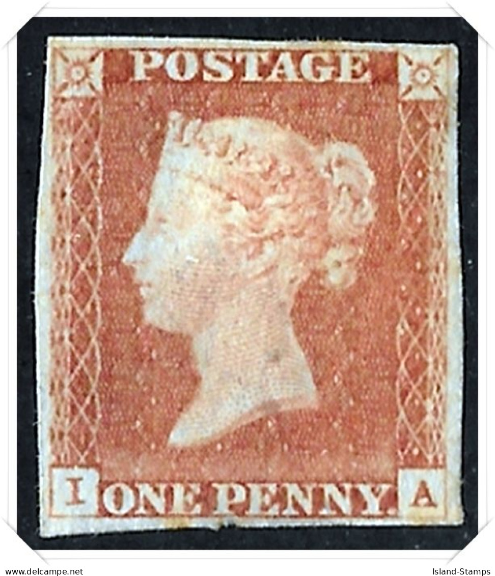 SG8 Penny Red (IA) Four Margins Fine M/M Cat £600 - Nuovi