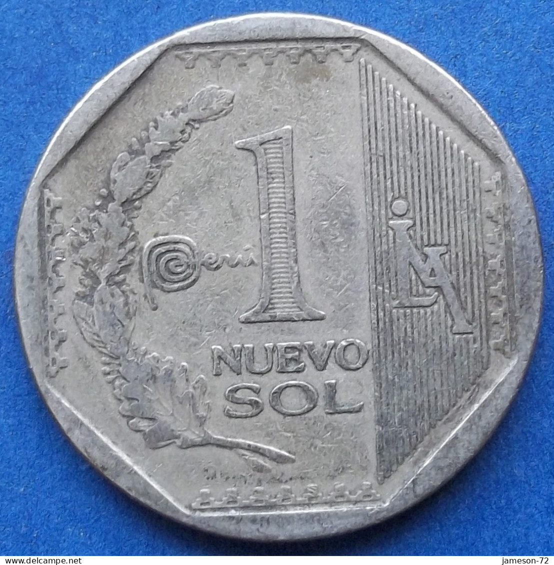 PERU - 1 Nuevo Sol 2014 KM# 366 Monetary Reform (1991) - Edelweiss Coins - Peru