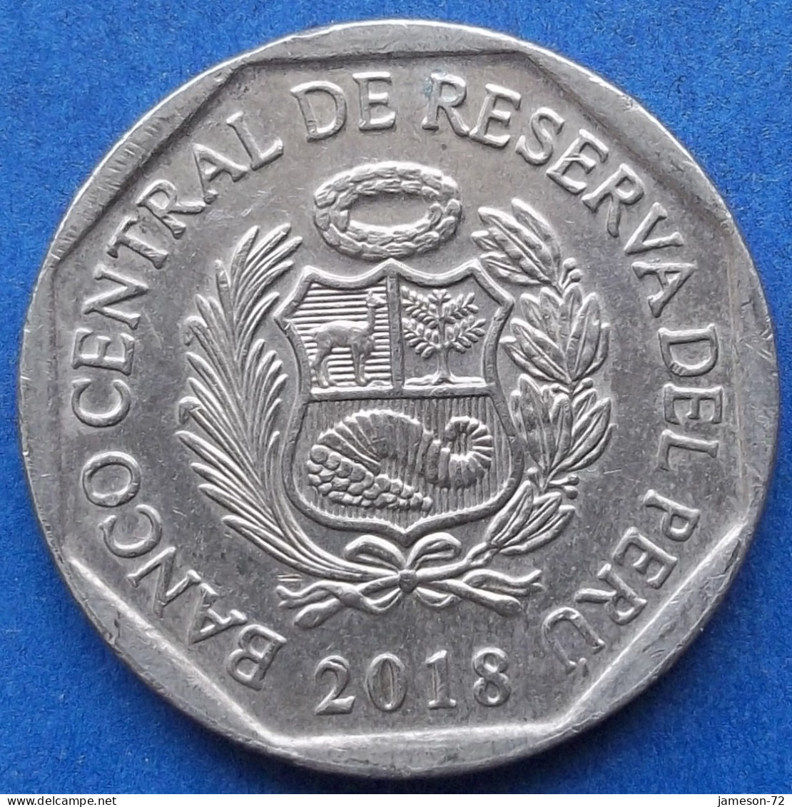 PERU - 1 Sol 2018 "Andean Tapir" KM# 409 Monetary Reform (1991) - Edelweiss Coins - Peru