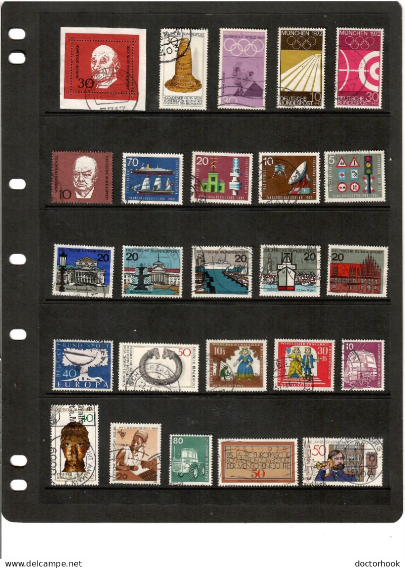 GERMANY---Collection Of USED DL-1370 - Collections (sans Albums)