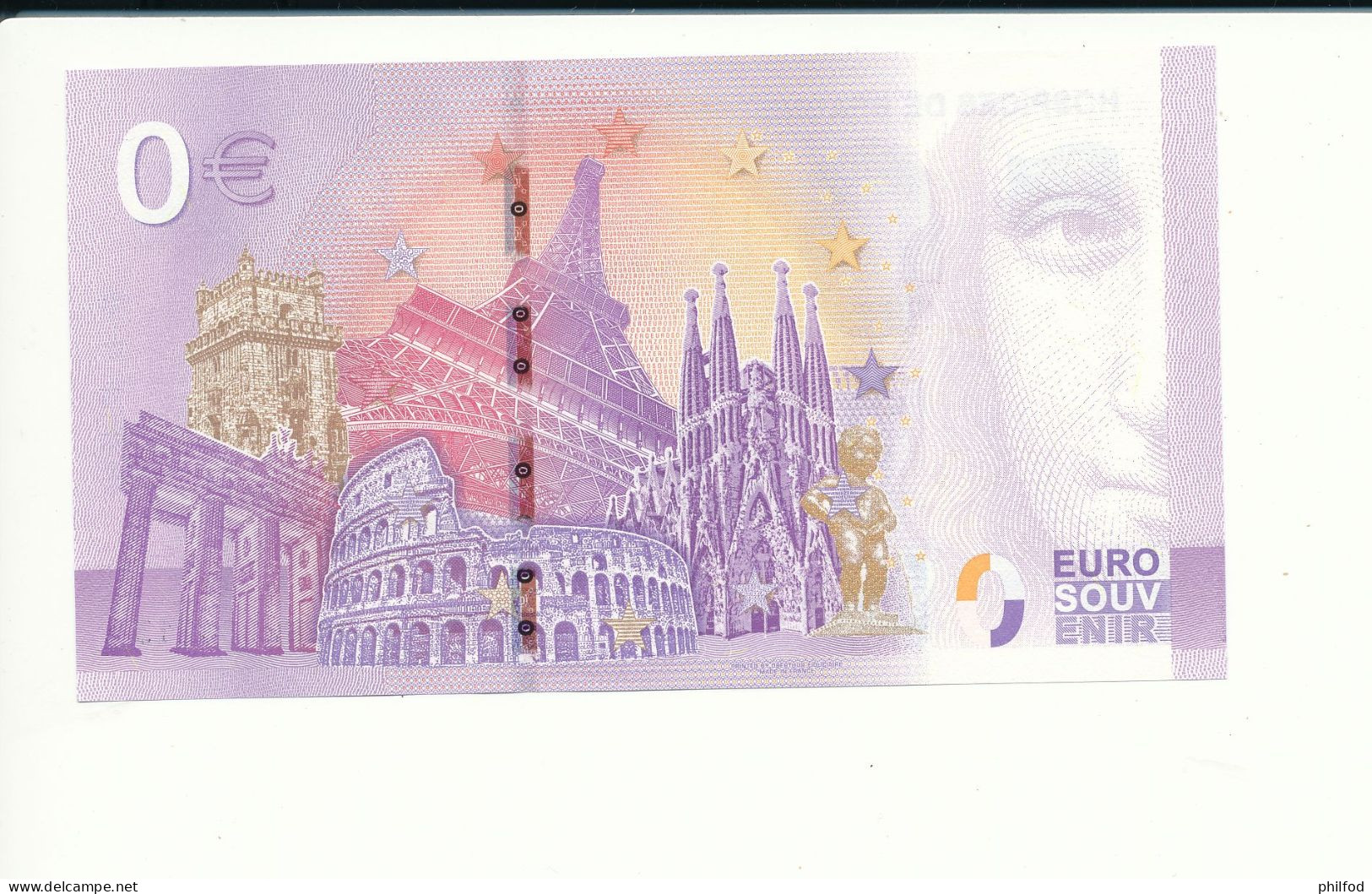 Billet Touristique  0 Euro  - HOSPICES DE BEAUNE - UENQ - ANNIV - 2022-2 -  N° 8213 - Altri & Non Classificati