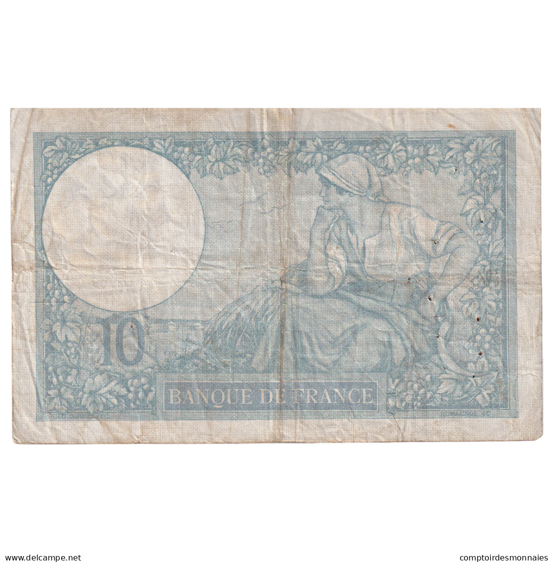 France, 10 Francs, Minerve, 1940, H.80497, TB, Fayette:07.22, KM:84 - 10 F 1916-1942 ''Minerve''