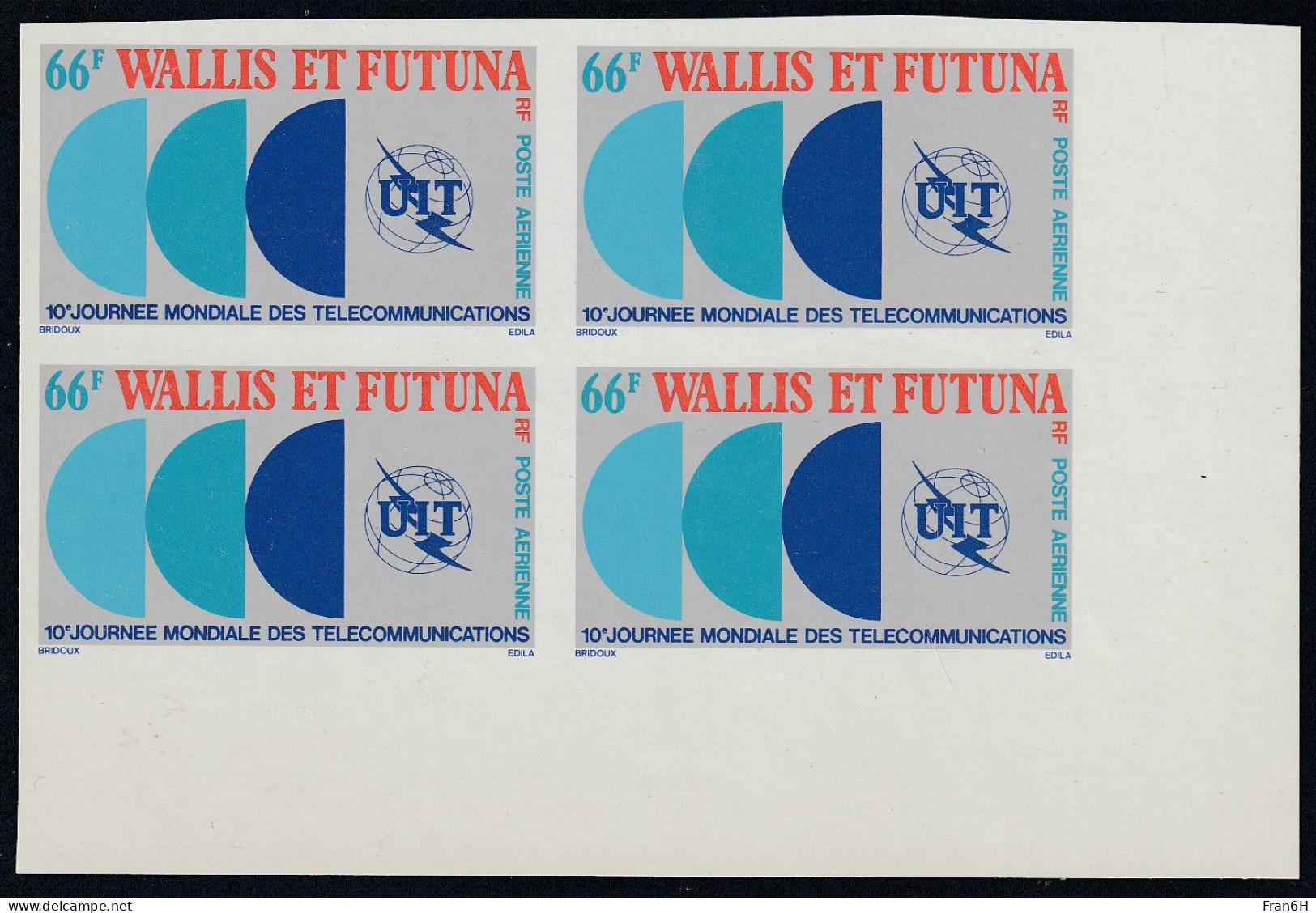 PA N° 84 Bloc De 4 Cdf Non Dentelés - Neufs ** - MNH - Non Dentelés, épreuves & Variétés