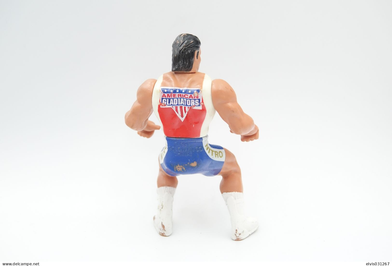 Vintage ACTION FIGURE : WRESTLER: NITRO - AMERICAN GALDIATORS - Original GOLDWYN CO 1990 - Action Man