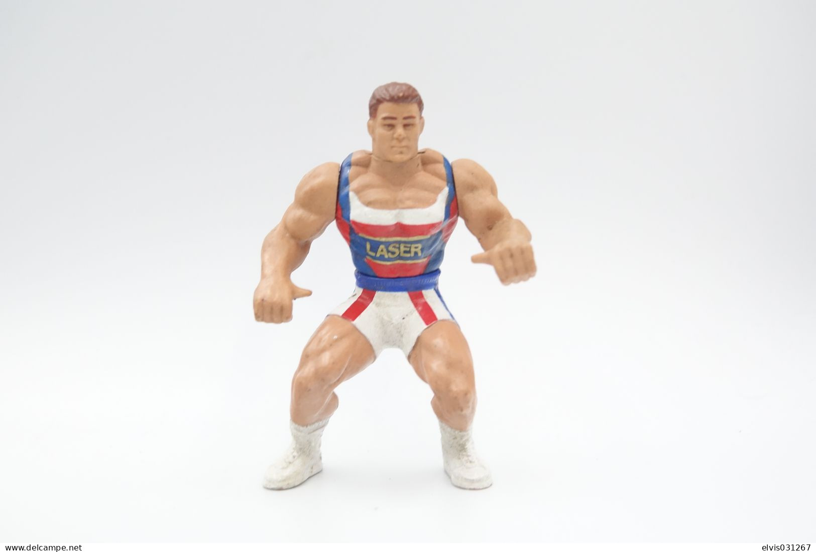 Vintage ACTION FIGURE : WRESTLER: LASER - AMERICAN GALDIATORS - Original GOLDWYN CO 1990 - Action Man