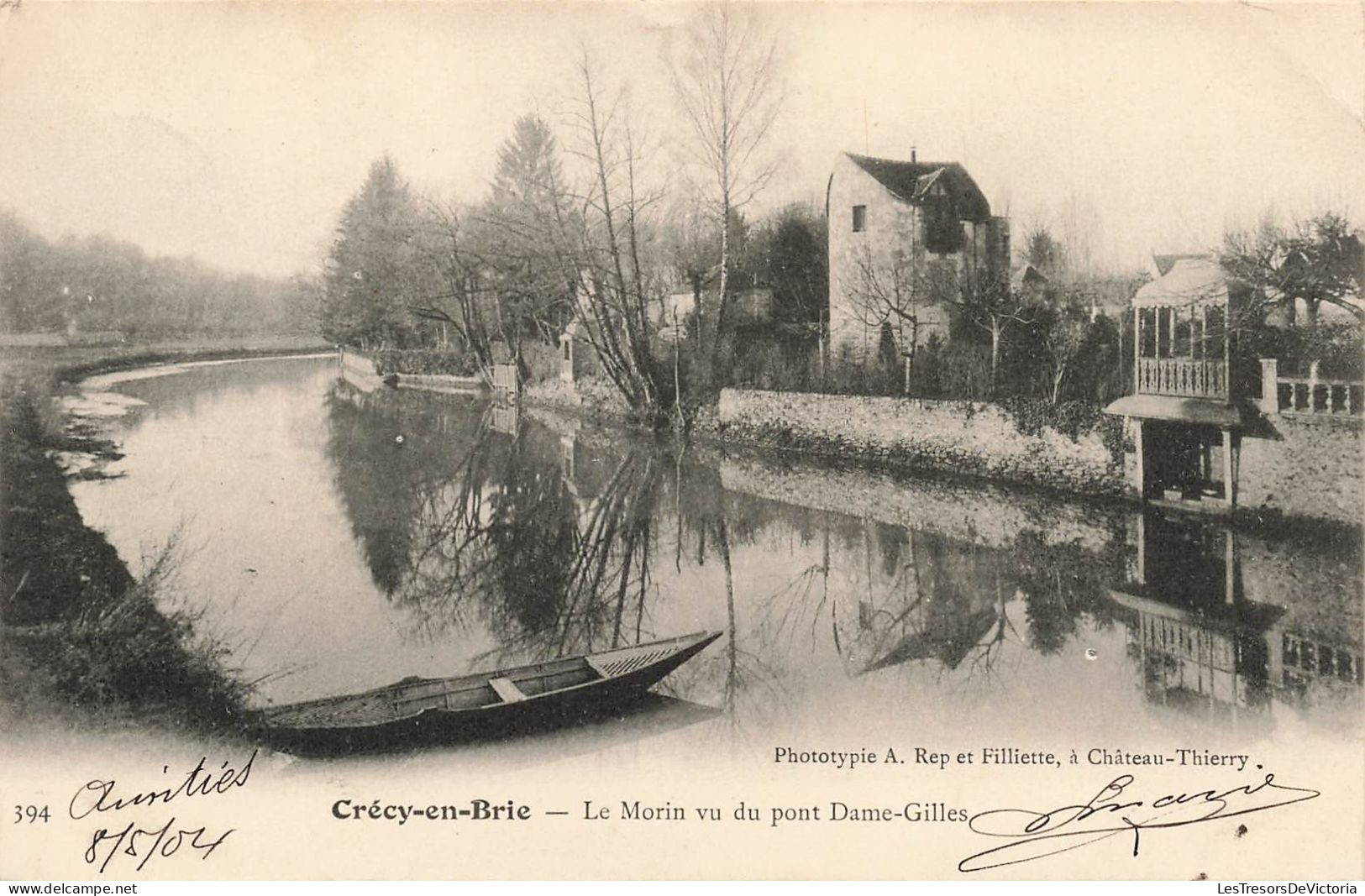 FRANCE - Crécy En Brie - Le Morin Vu Du Pont Dame-Gilles - Carte Postale Ancienne - Andere & Zonder Classificatie