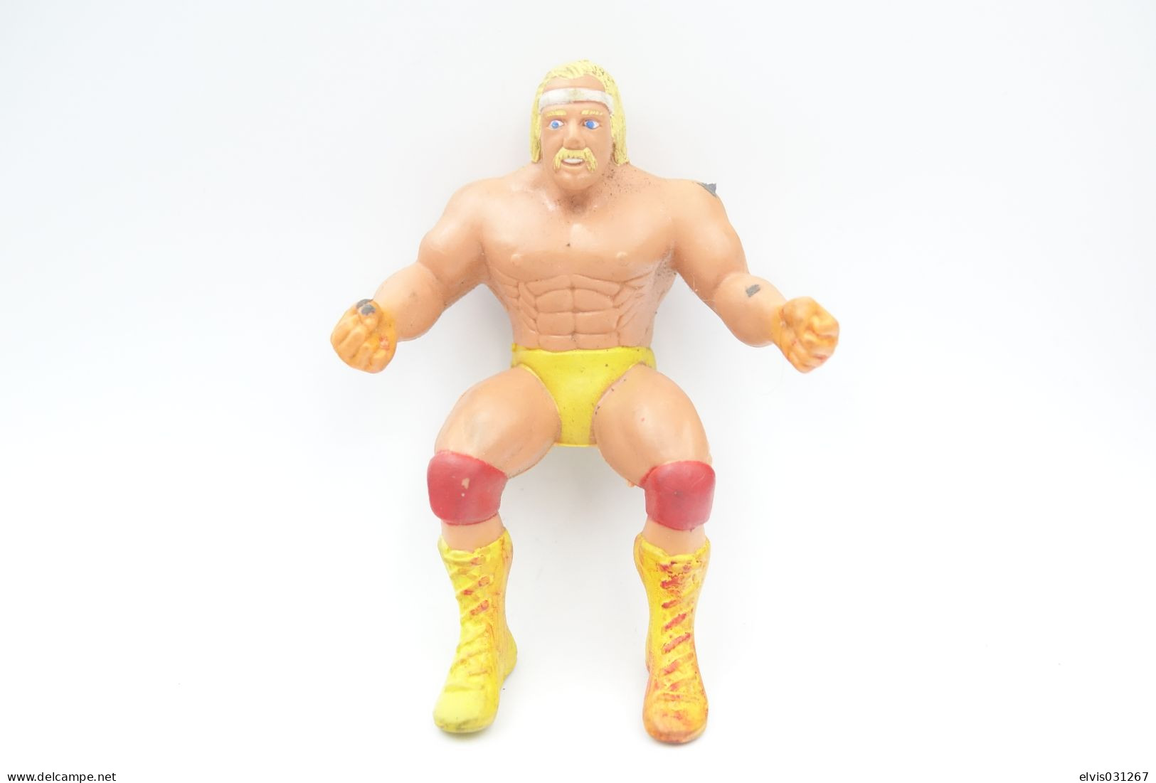 Vintage ACTION FIGURE : WRESTLER:  HULK HOGAN FINGER WRESTLER - TITAN SPORTS INC 1985 - Original Titan Sports - Action Man