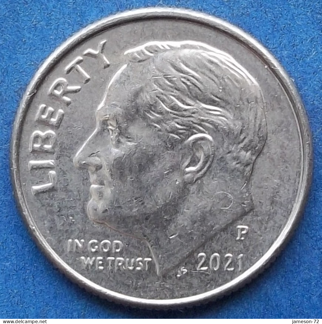 USA - 10 Cents 2021 D "Roosevelt Dime" KM# 195a - Edelweiss Coins - 1946-...: Roosevelt