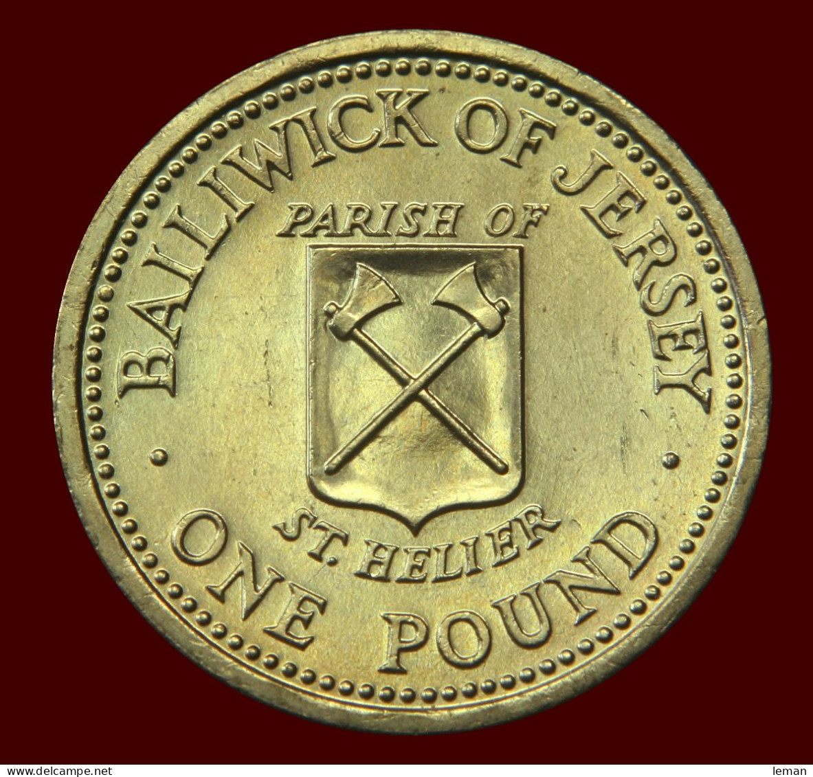 Jersey Pound 1983 Virtually UNC Parish Of St Helier  £1 - Iles Anglo-normandes