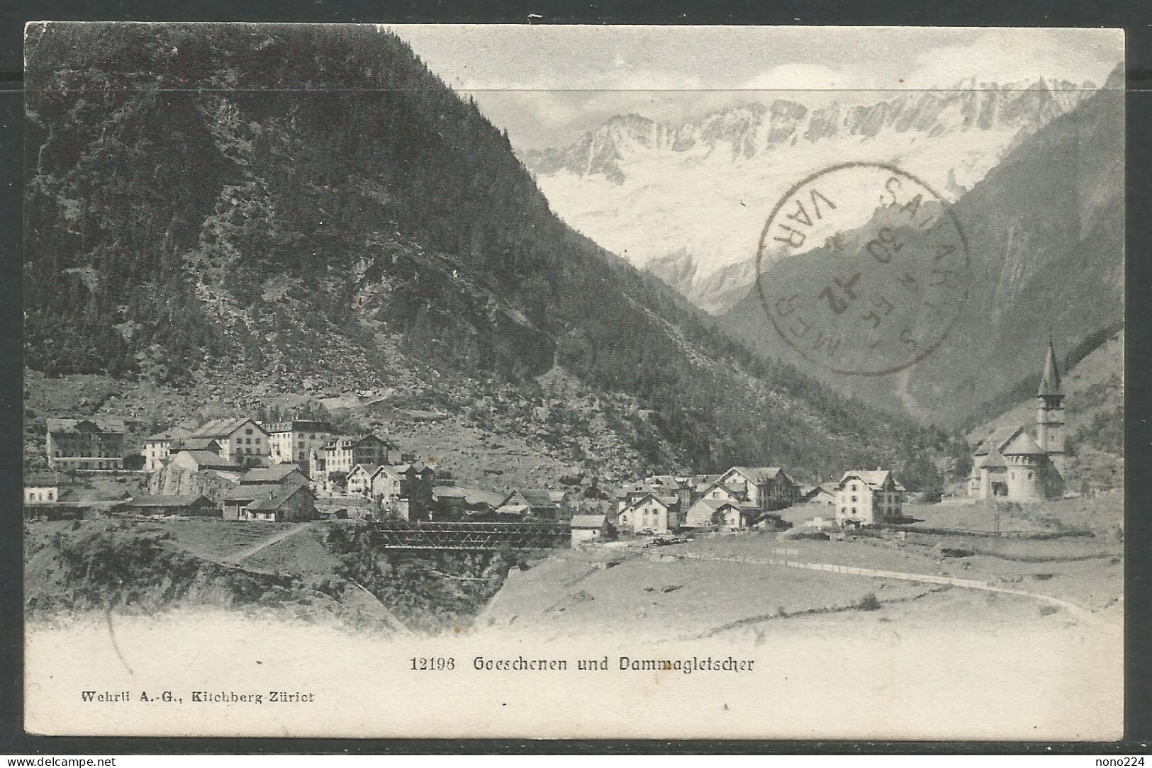 Carte P De 1936 ( Goeschenen Und Dammagletscher ) - Göschenen