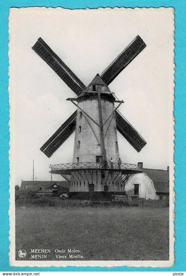 * Menen - Menin (West Vlaanderen) * (Nels, Ern Thill Bromurite, Nr 20) Oude Molen, Vieux Moulin, Muhle, Mill, TOP - Menen