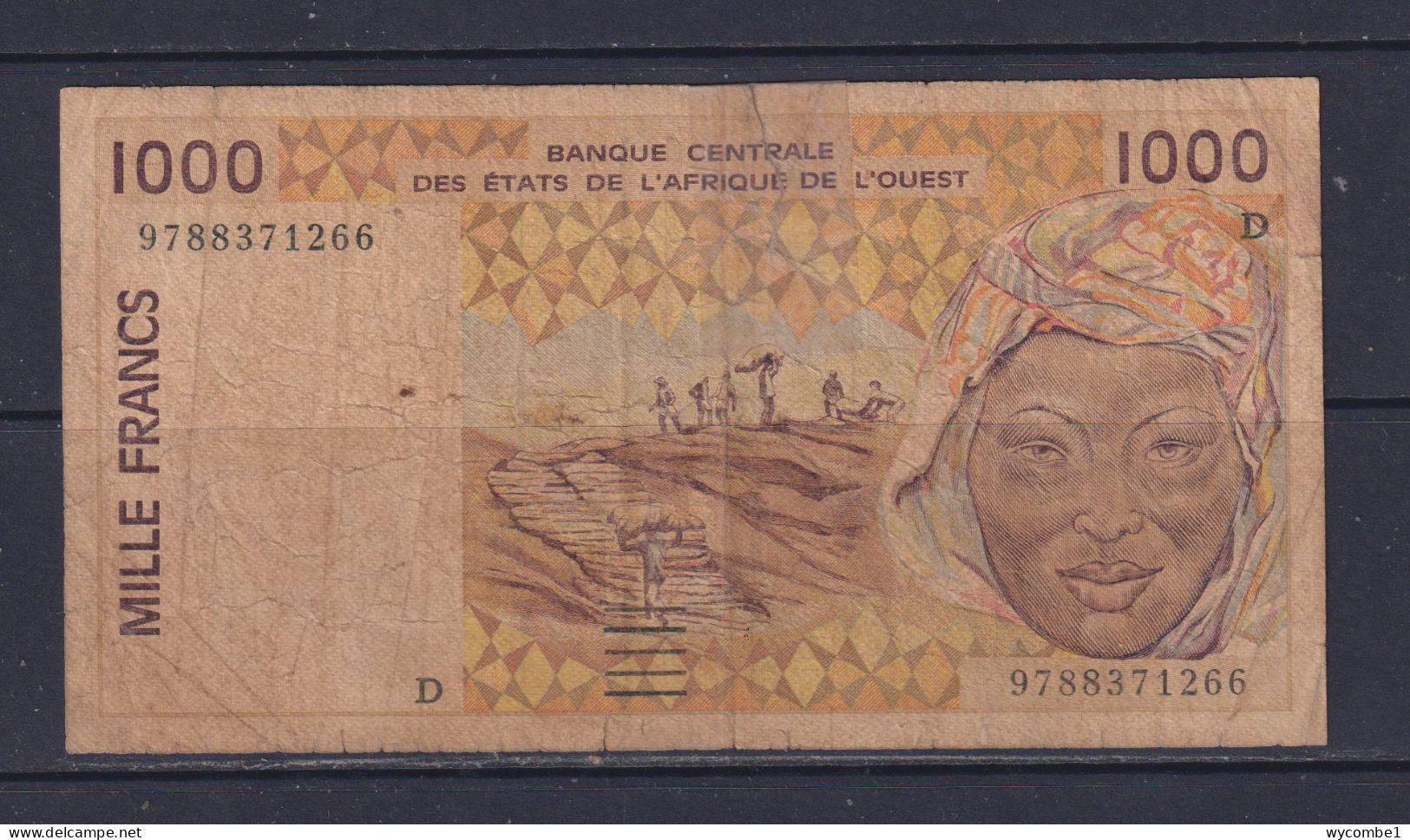 MALI - 2003 1000 Francs Circulated Banknote - Mali
