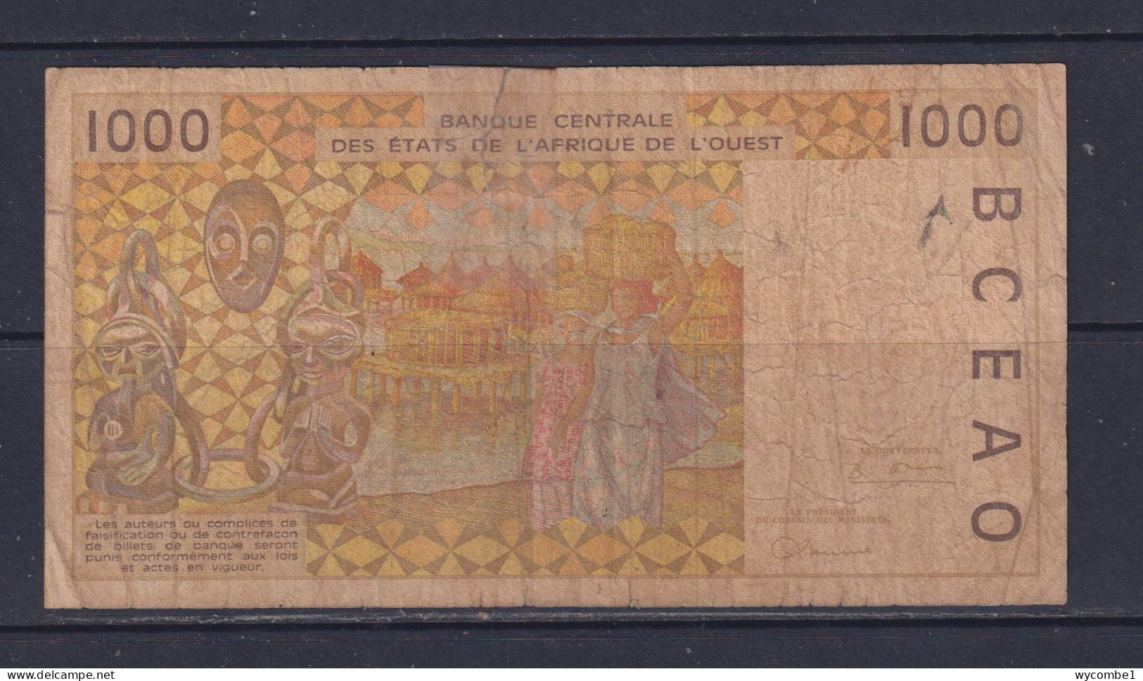 MALI - 2003 1000 Francs Circulated Banknote - Mali