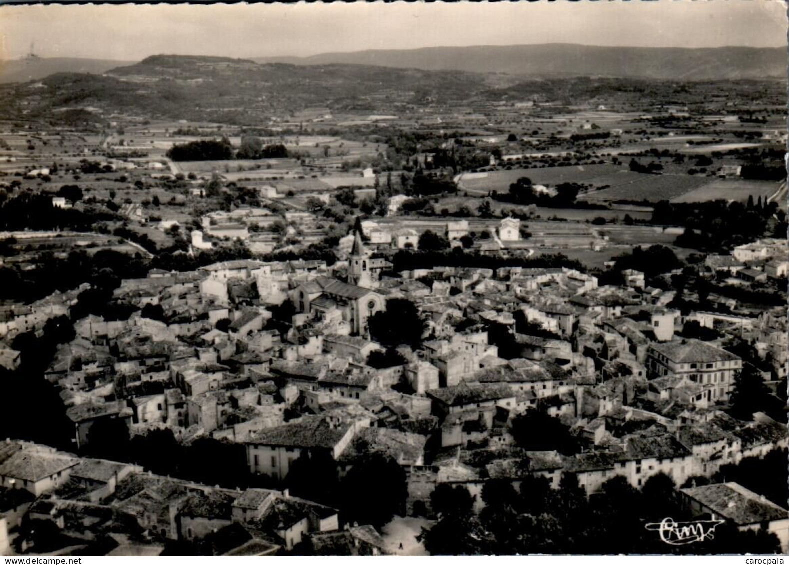 Carte 1958 MAZAN / VUE PANORAMIQUE AERIENNE - Mazan