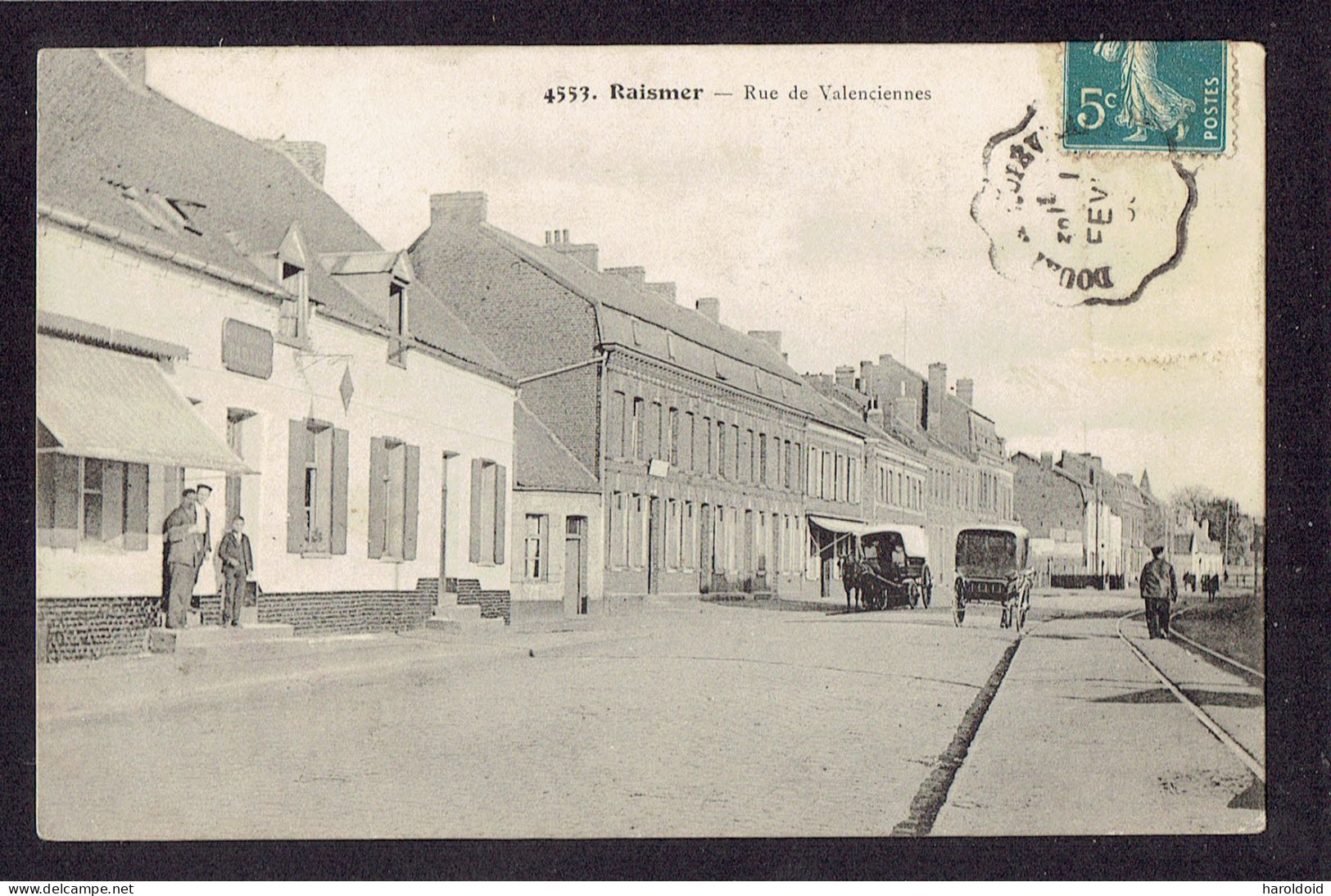 CPA 59 - RAISMES - RUE DE VALENCIENNES - Raismes