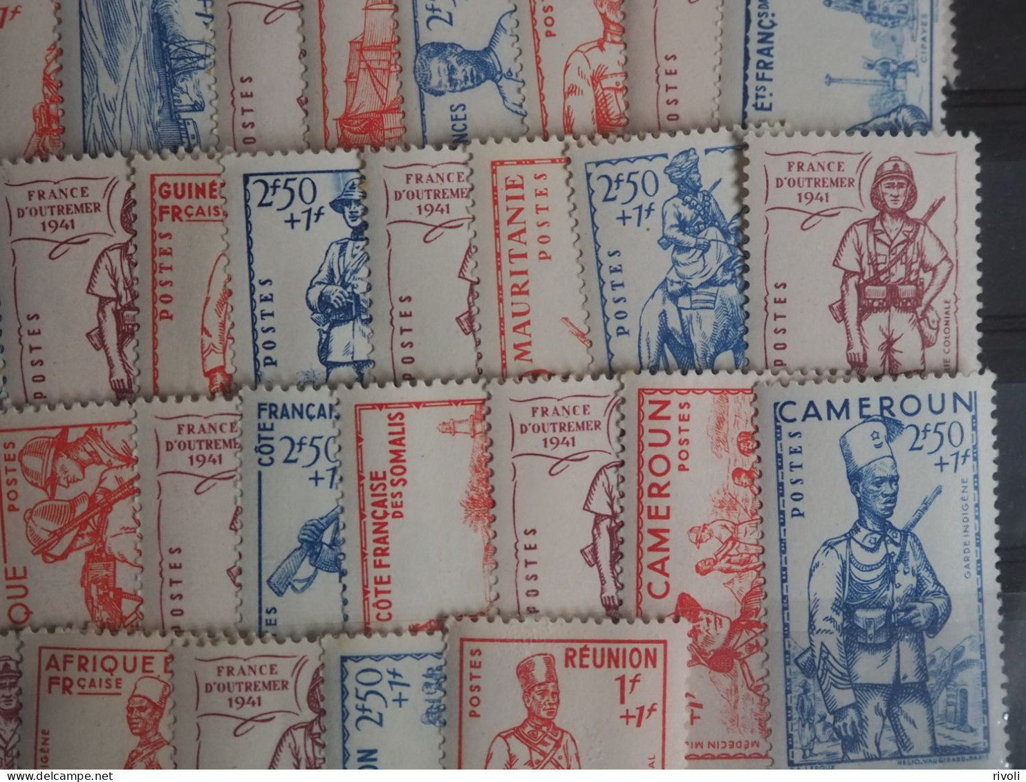 GRANDE SERIE COLONIALE - 1941 DEFENSE DE L'EMPIRE - 72 TP NEUFS ** - COTE 214€. - 1941 Défense De L'Empire