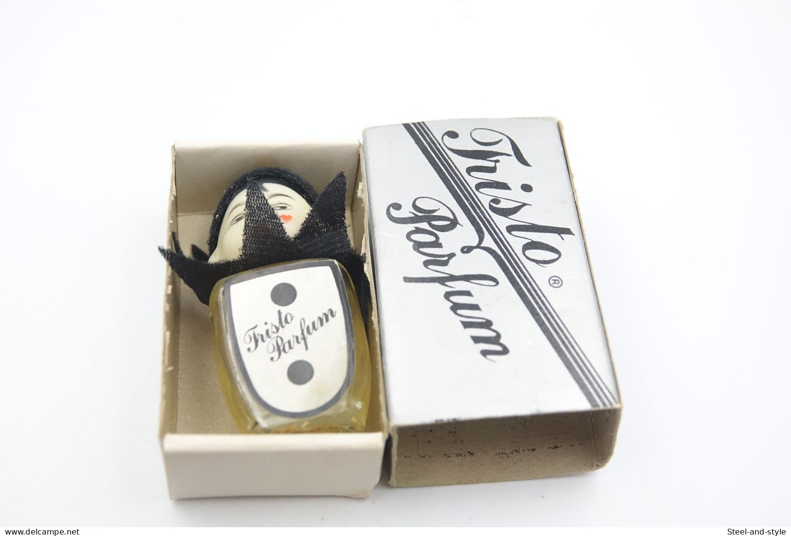 Design : PERFUME - TRISTO : WILD ROSE 70° - 9ml - Miniature - 1960's - H:7cm - Vintage - Miniatures Womens' Fragrances (in Box)