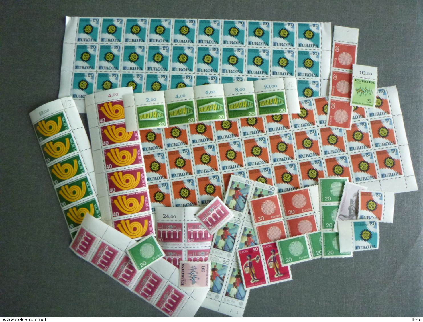 EUROPA 1961....DEUTSCHE BUNDESPOST 113 TIMBRES** - Collections