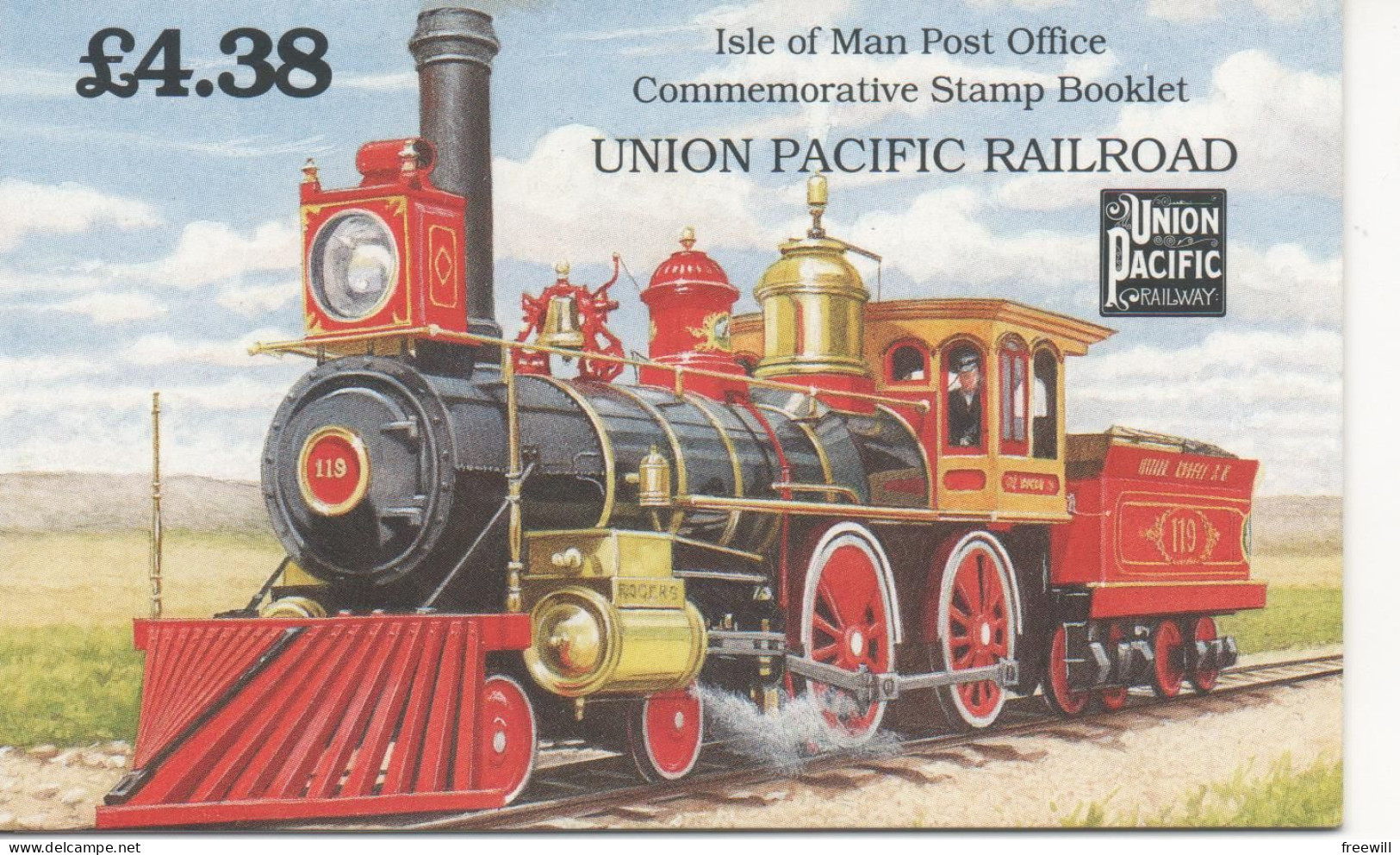 Union Pacific Railroad 1992 Booklet XXX - Man (Ile De)
