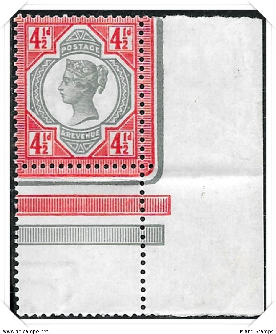 QV SG206 ‘Jubilee’ Issue 4½d. Green And Carmine Un-Mounted Mint - Nuevos