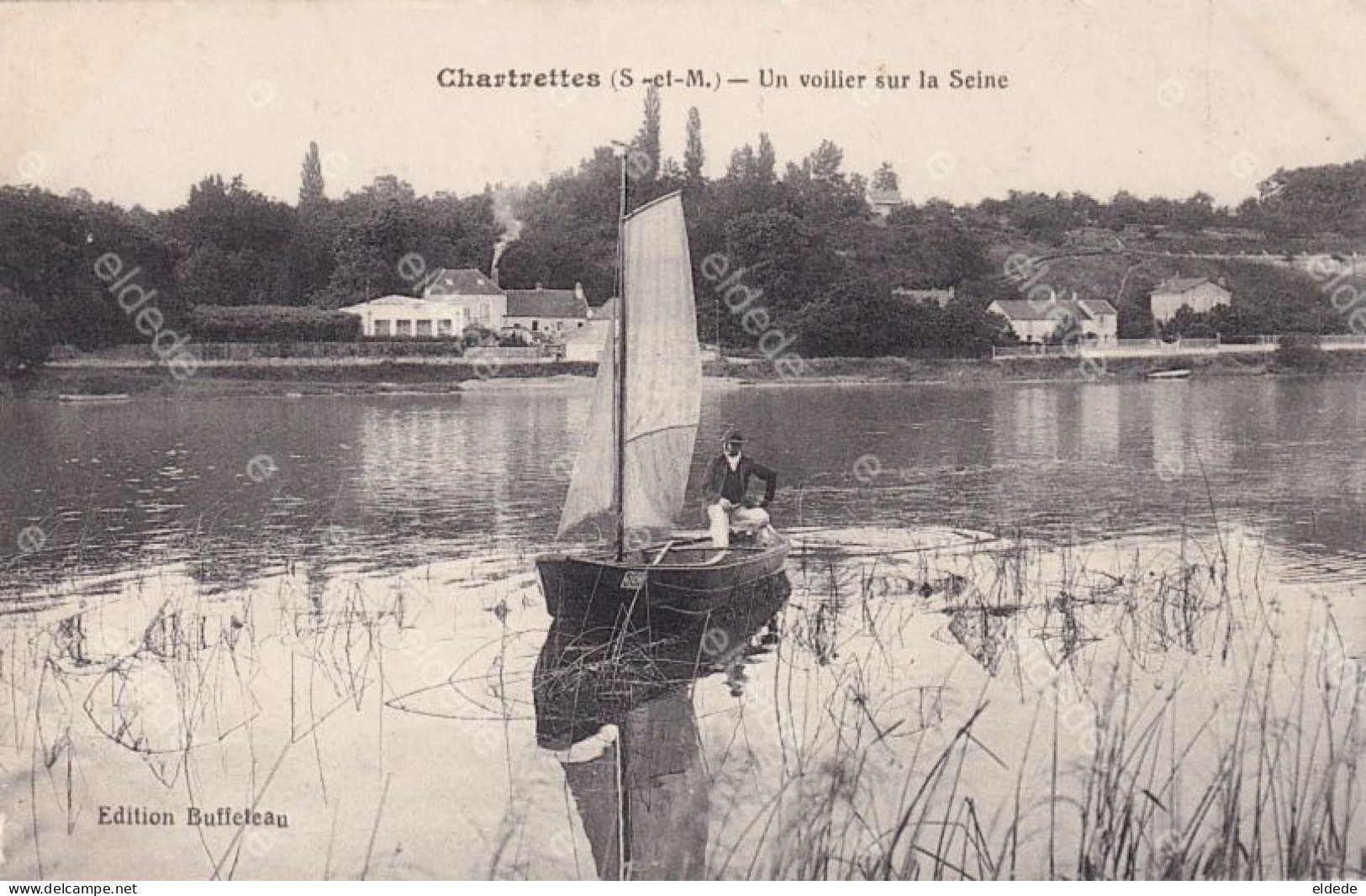 Un Voilier Sur La Seine à Chartrettes - Vela