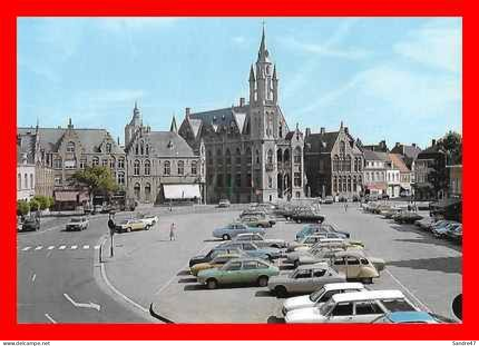 3 CPSM/gf POPERINGE (Belgique)  Stadhuis Met Markt / Stadhuis En Grote Markt / Hoppeveld..*4878 - Poperinge