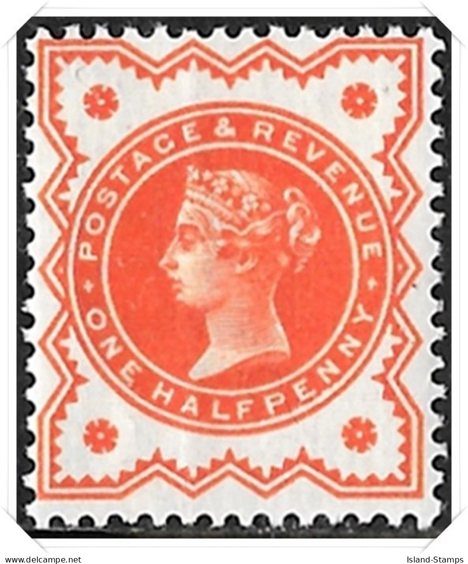 QV SG172 1/2d Orange Vermillion UnMounted Mint - Nuevos