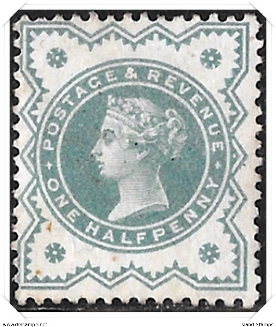 QV SG213 1/2d Green Light Mounted Mint - Neufs