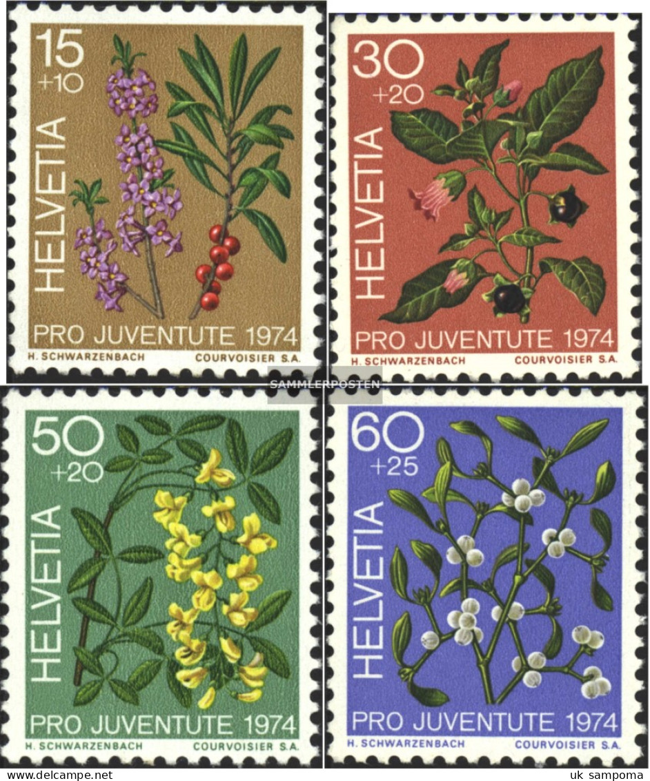 Switzerland 1042-1045 (complete.issue) Unmounted Mint / Never Hinged 1974 Pro Juventute - Neufs