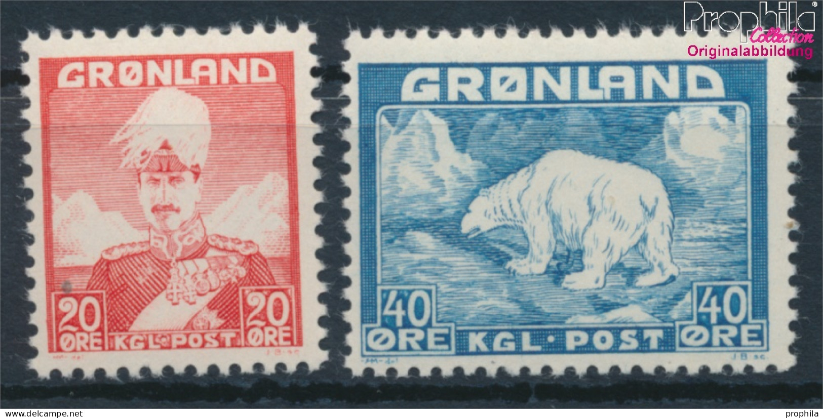 Dänemark - Grönland Postfrisch Freimarken 1946 Freimarken  (10301404 - Nuovi