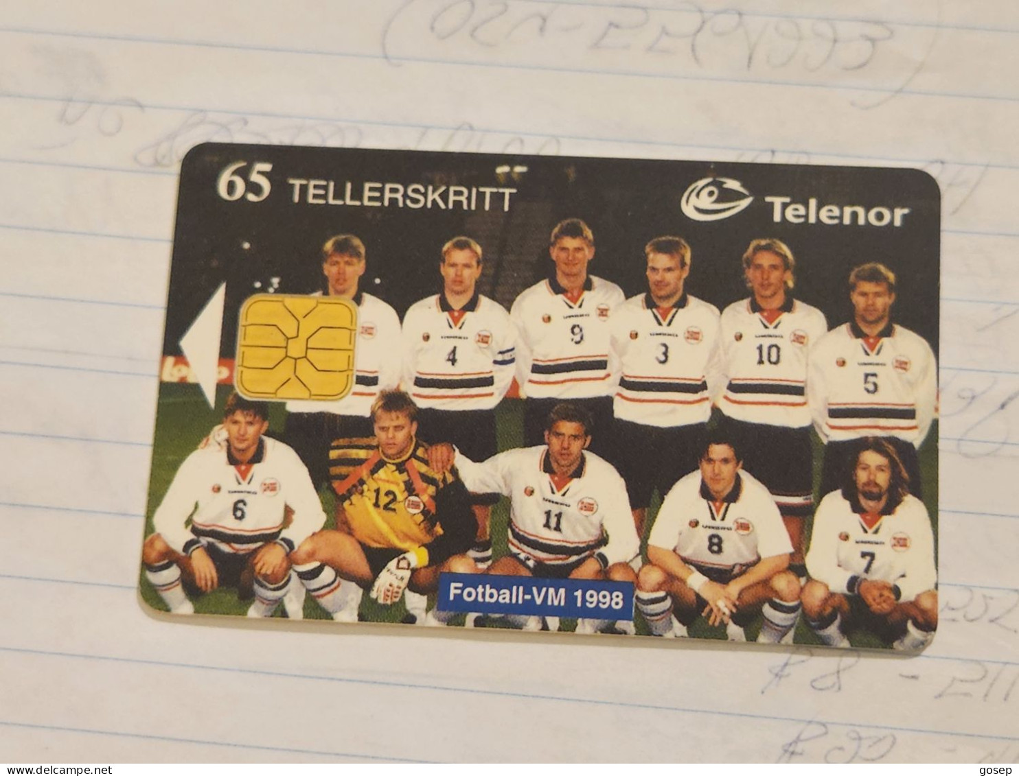 Norway-(n-120)-foot Bool Group-(65 Tellerskritt)-(41)-(?)-used Card+1card Prepiad Free - Noruega