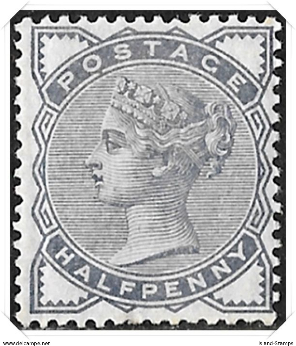 QV SG187 ½d Slate Blue Unmounted MINT MNH Creased - Nuevos