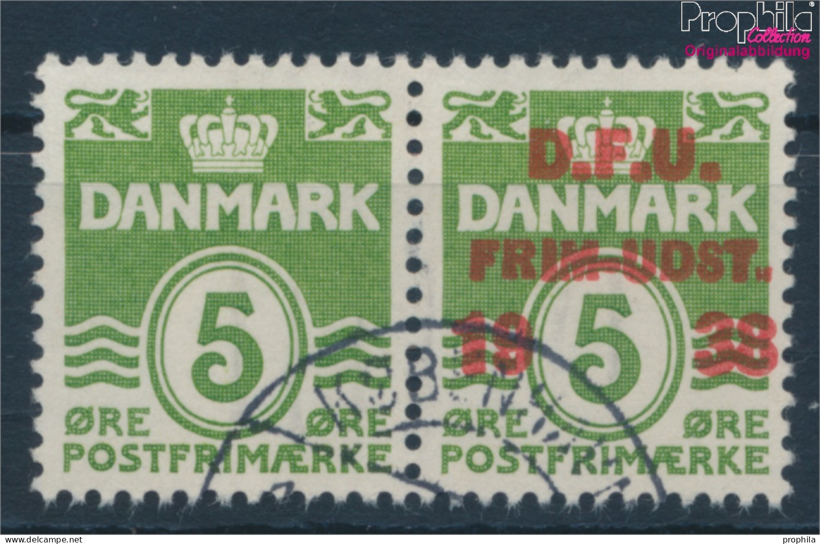 Dänemark 243 Paar (kompl.Ausg.) Gestempelt 1938 Dänischer Philatelistentag (10293440 - Gebraucht