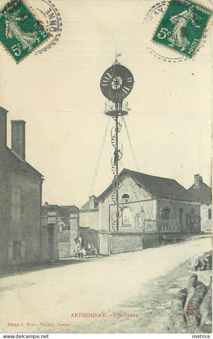 ARTHONNAY - L'éolienne. - Water Towers & Wind Turbines