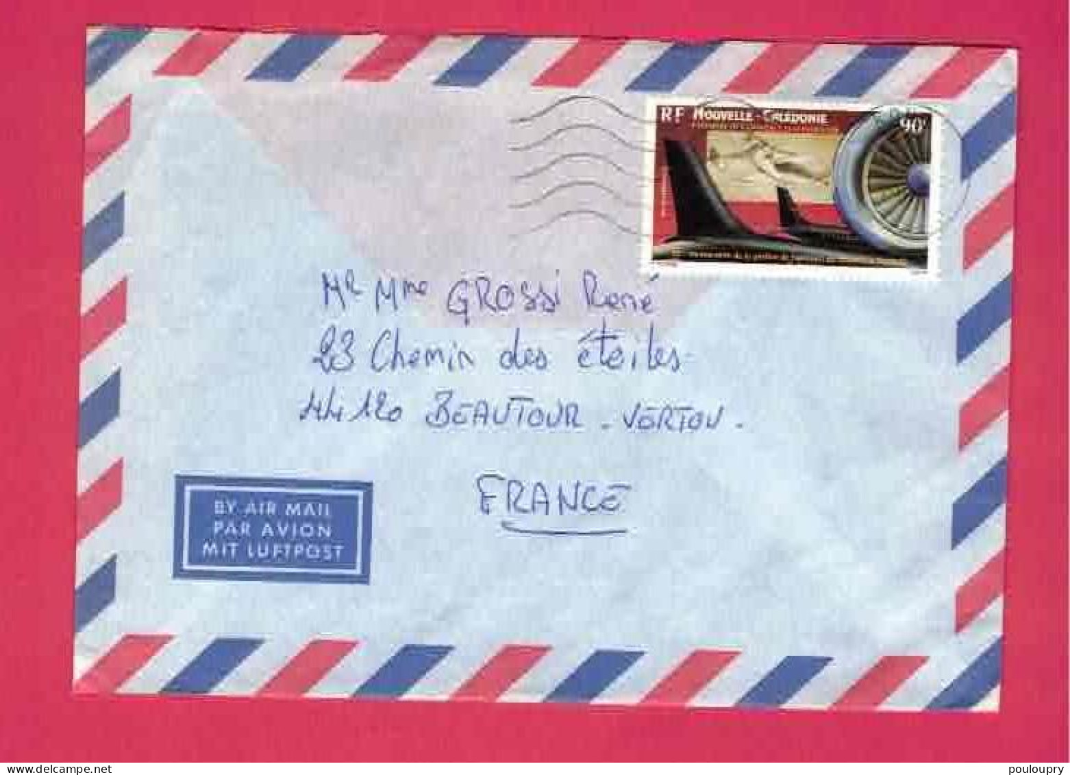 Lettre De 1993 Pour La France - YT N° PA 308 - Cartas & Documentos