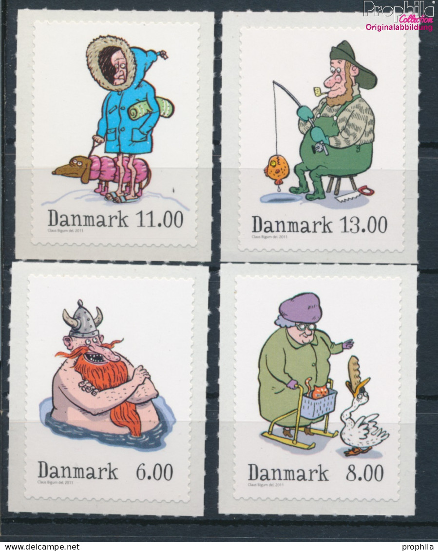 Dänemark 1681A-1684A (kompl.Ausg.) Postfrisch 2011 Winter (10301456 - Unused Stamps