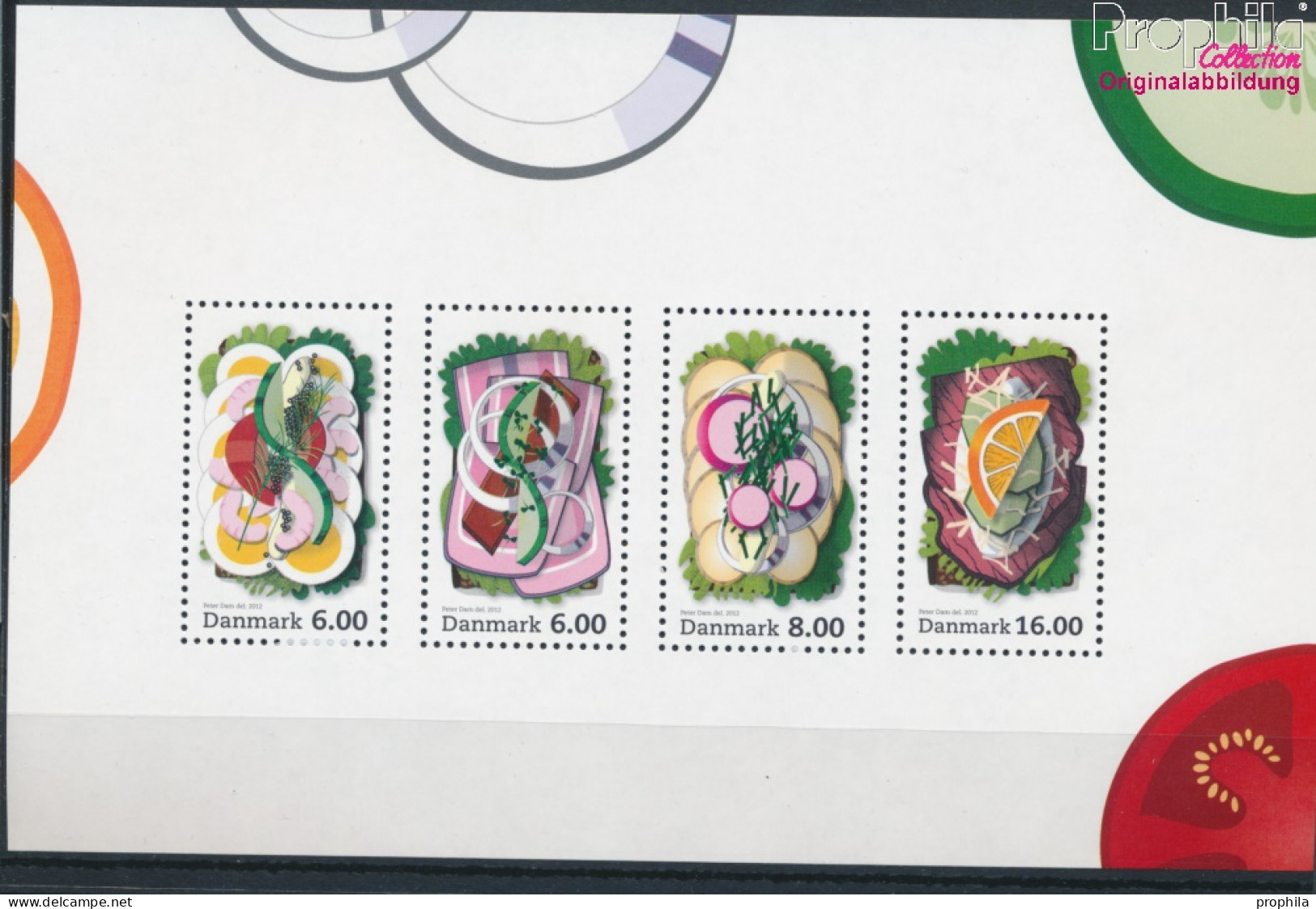 Dänemark 1709-1712 (kompl.Ausg.) Postfrisch 2012 Brot (10301457 - Unused Stamps