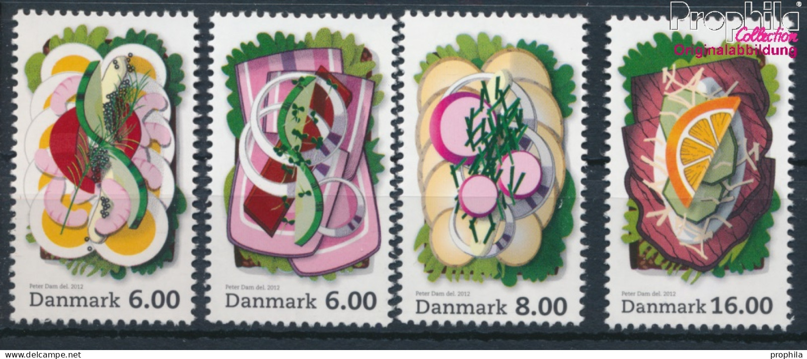 Dänemark 1709-1712 (kompl.Ausg.) Postfrisch 2012 Brot (10301458 - Nuovi