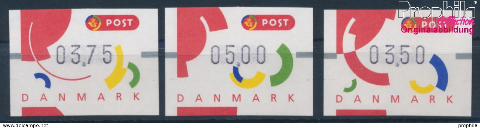 Dänemark ATM2-ATM4 (kompl.Ausg.) Postfrisch 1995 Automatenmarken (10292932 - Neufs