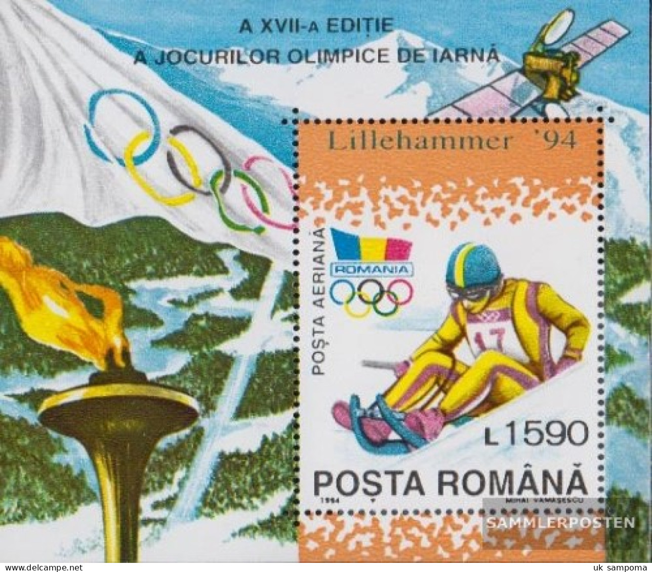 Romania Block288 (complete Issue) Unmounted Mint / Never Hinged 1994 Olympic.Winterspiele94 Lillehammerme - Ongebruikt