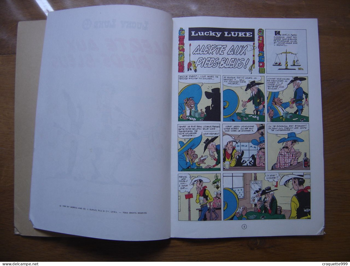 LUCKY LUKE 1969 Alerte Aux Pieds Bleus 10 DUPUIS Morris Goscinny - Lucky Luke