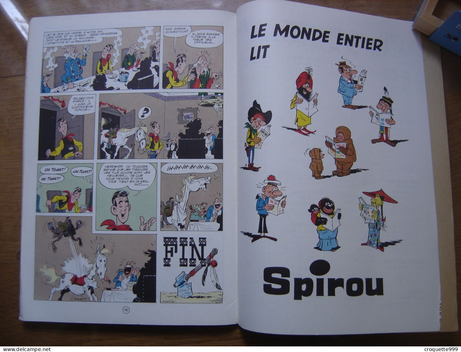 LUCKY LUKE 1969 Alerte aux Pieds Bleus 10 DUPUIS Morris Goscinny